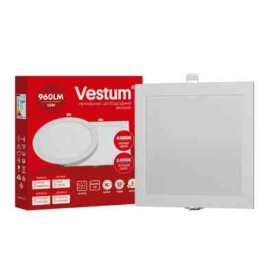 Світильник Vestum LED квадратный 12W 6000K 220V (1-VS-5209) Вінниця