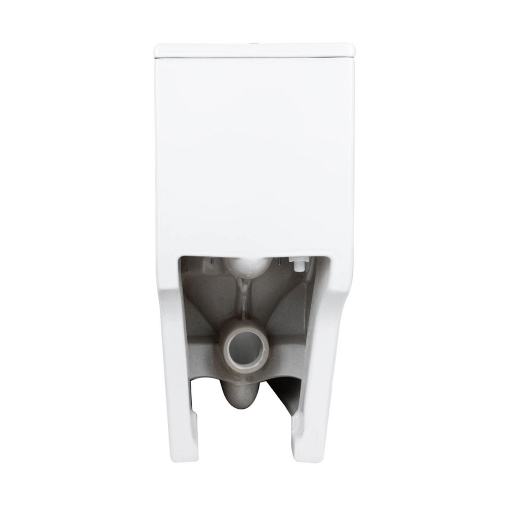 Унітаз-моноблок підлоговий Qtap Kolibri Ultra Quiet безобідковий із сидінням Soft-close WHITE QT10226380W Київ - фото 13