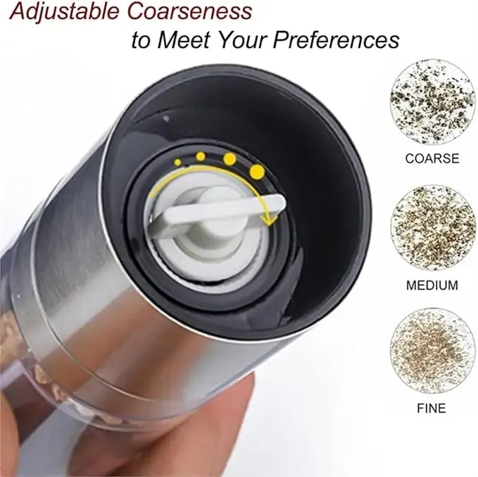 Двойная мельница для специй / Измельчитель механический 2 в 1 для соли, перца и специй Коломия - фото 7