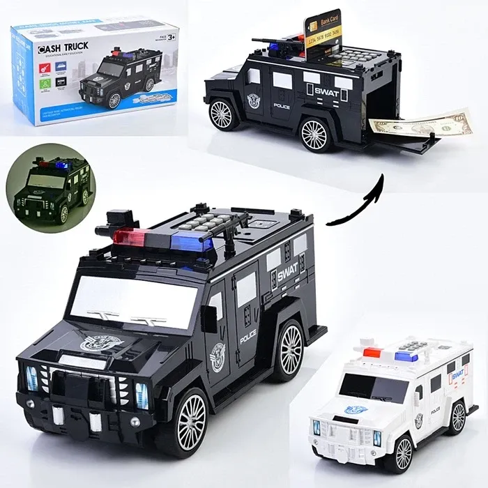 Скарбничка/ сейф "Машина" біла Київ - фото 1