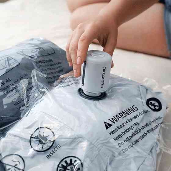 Насос-ліхтар кемпінговий Flextail Tiny Pump 2X, білий Київ