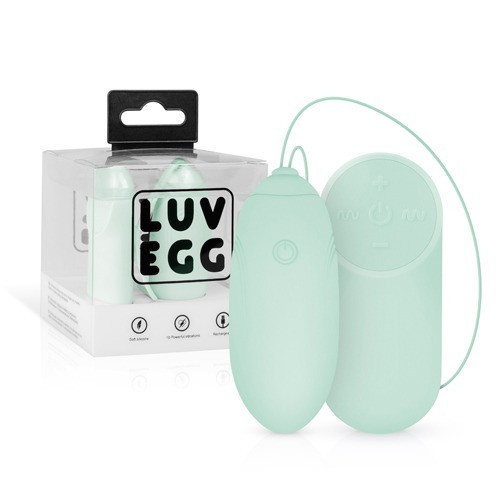 Виброяйцо с дистанционным пультом Luv Egg, силиконовое, зеленое, 6.5 х 3.5 см Sex Aura Киев - изображение 5