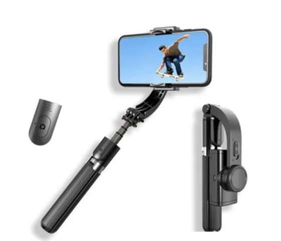 Стабілізатор телефону Gimbal L08. Штатив тримач телефону з Bluetooth пультом дистанційного керування Дніпро