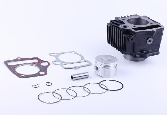 Поршнева (ЦПГ) 52 мм на двигун 110СС мопеда Актив/Дельта/Альфа, к-т: 12 Мукачево - фото 1