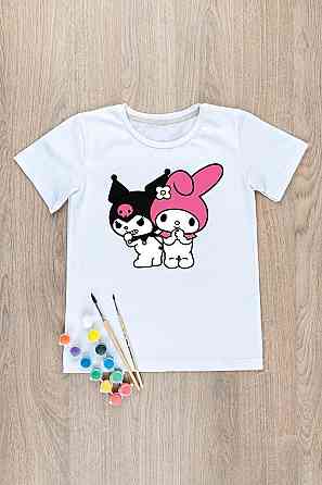 Футболка-розмальовка дитяча Куромі та Май Меліді Юрма Одяг Київ