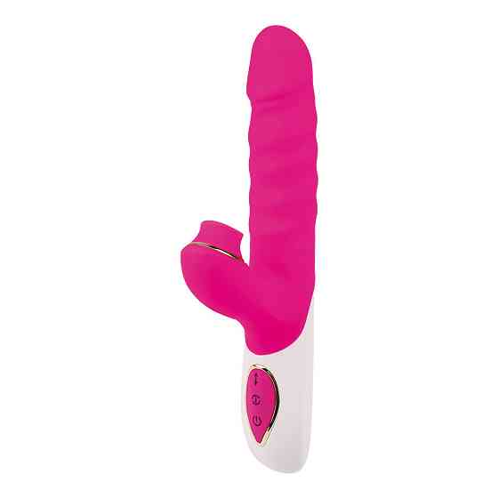 Вибратор кролик с вакуумной стимуляцией CHISA Intimate Melody Clit Kisser THruster, розовый Sex Aura Киев