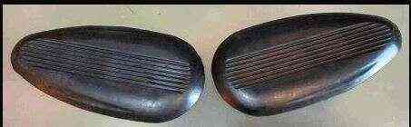 Накладка бака К-750 (пара) (гума) (чорні) Мукачево