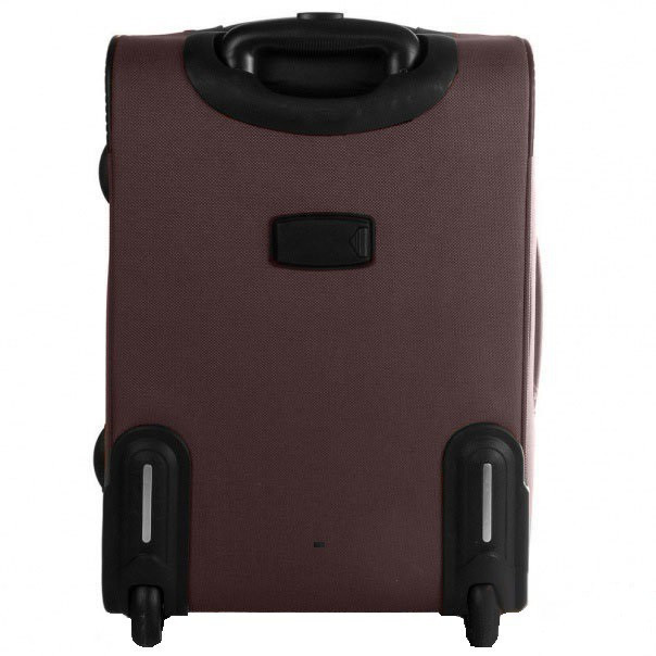 Валіза тканинна WINGS 6802 мала коричнева 2 колеса Київ - фото 3