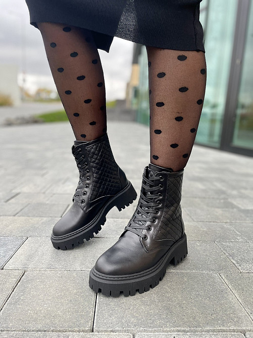 Без бренда Черевики жіночі ARLEN БК-Дайвинг/1 чорні (зима, шкіра натуральна) (4842) 36-39 38 Коломия - фото 4