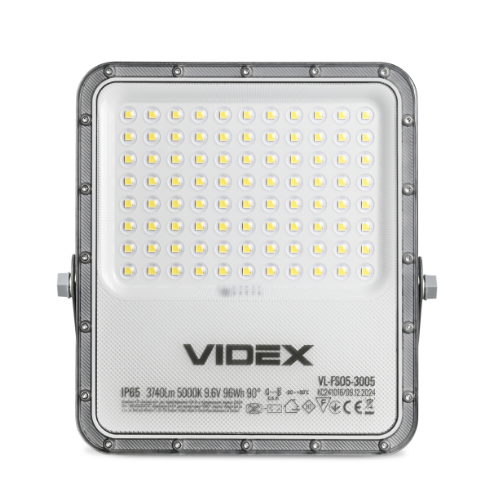 LED Прожектор 5000К 3740Lm автономний VL-FSO5-3005 Videx Житомир - изображение 6