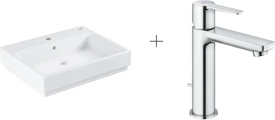Раковина  Grohe Cube Ceramic + Bateria Lineare (3947700H+32114001) Київ