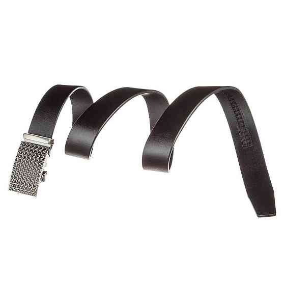 Оригінальний чоловічий ремінь з автоматичною пряжкою Vintage 20212 Чорний Київ