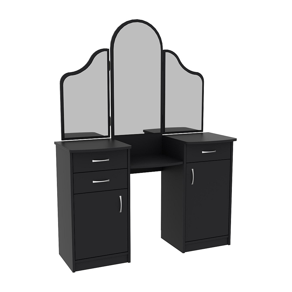 Стол туалетный Трюмо Диана, Антрацит, 1200/420/1630 Львов - изображение 1