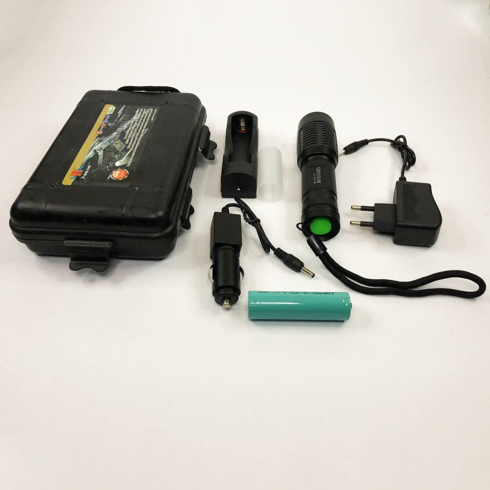 Ручний ліхтар з двома режимами роботи Police BL-1861-T6, Посилений ручний ліхтарик, Сильний ліхтарик YQ-53 Львів - фото 4