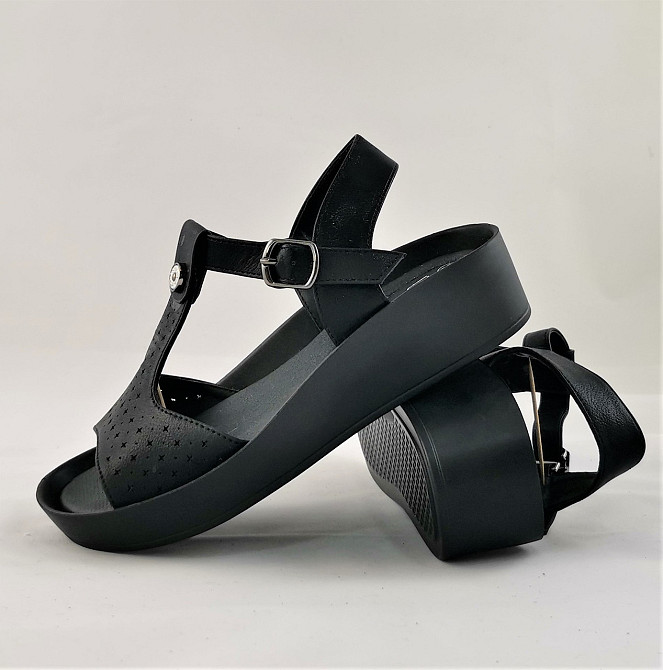 Жіночі Сандалі Босоножки на Танці Платформа Чорні літені (розміри: 37,38,39) - 1-1 Дніпро - фото 8