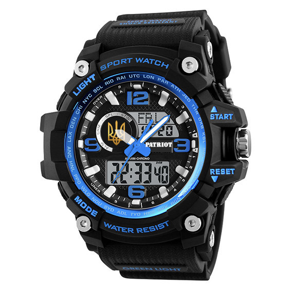 Patriot 012BUBKUAGD Тризуб золото Чорні з синім + Коробка SBR Київ - фото 2