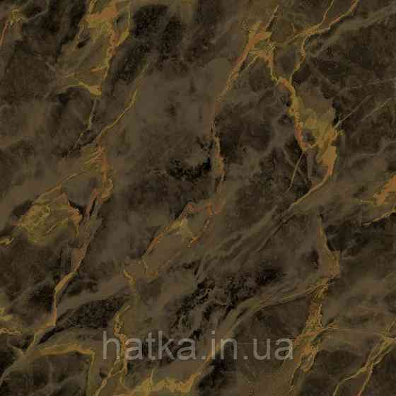 Обои виниловые на флизелине AdaWall Beta1.06х10  3д под мрамор темно коричневые с черным золотистым 1109-4 Киев
