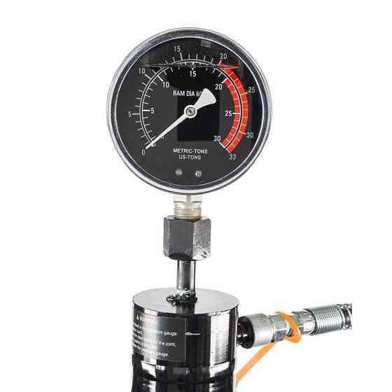 Прес пневмо-гідравлічний 20т підлоговий (раб. висота: 0-910мм, раб. ширина: 800мм, хід штока: 175мм) ROCKFORCE Одеса