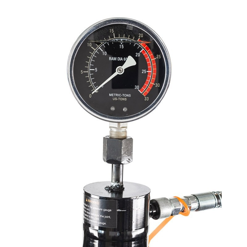 Прес пневмо-гідравлічний 20т підлоговий (раб. висота: 0-910мм, раб. ширина: 800мм, хід штока: 175мм) ROCKFORCE Одеса - фото 2