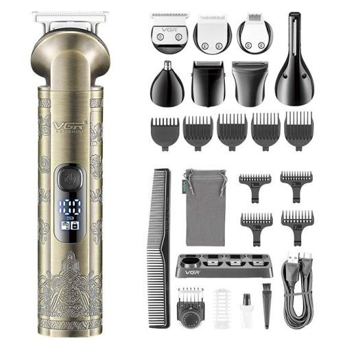 Бездротовий тример для стрижки та гоління, Домашні машинки для стрижки Електромашинка волосся NE-48 Львів - фото 1