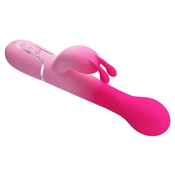 Вибратор-кролик 3 в 1 PRETTY LOVE Dejon вибро, ротация и фрикции, розовый Sex Aura Киев