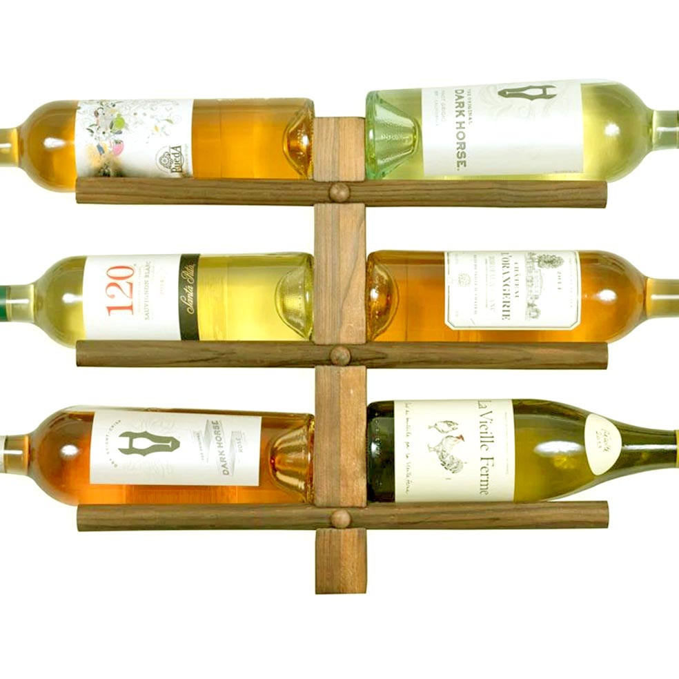 Настенная винная полка 