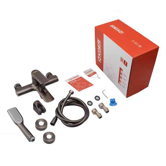 Змішувач для ванни Koer KB-40028-07 з коротким виливом (KR5308) якісний кран Харків