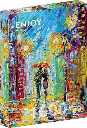 Пазл Романтика під дощем у великому місті - Rainy Romance in the City (Enjoy-1431) Киев