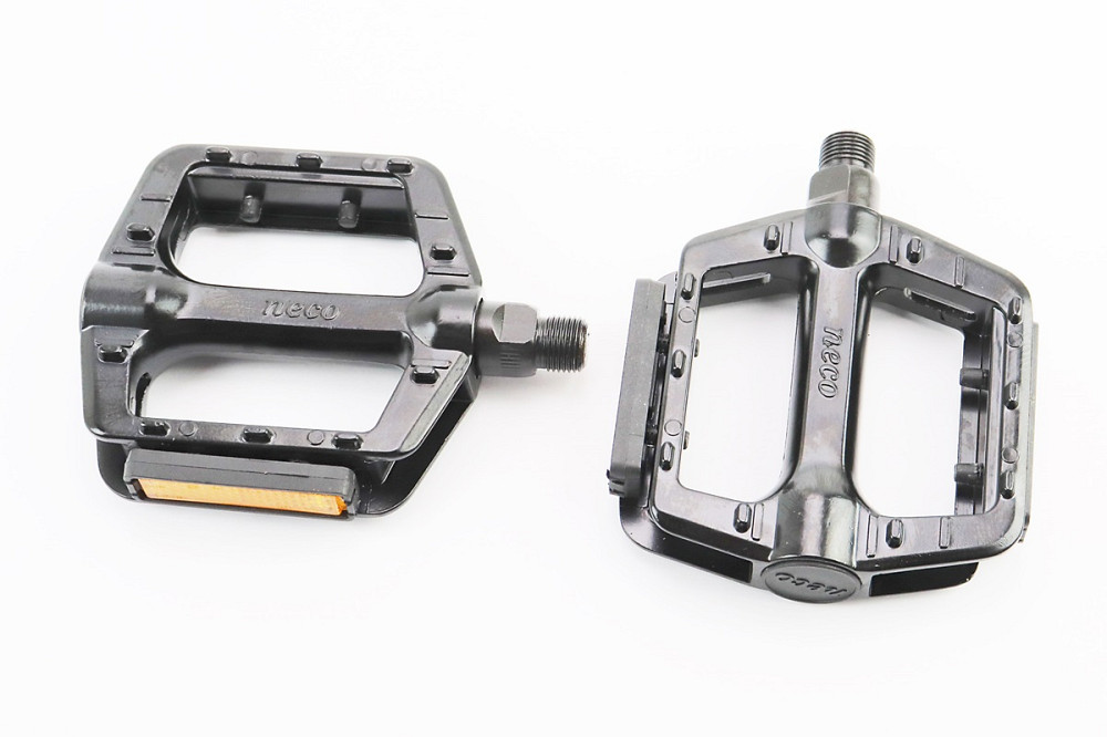 Педалі MTB широкі 9/16" (109x93x25mm) алюмінієві, чорні WP625 Київ - фото 1