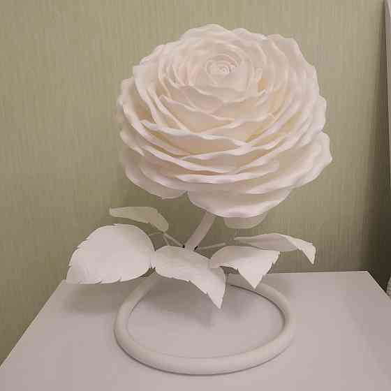 Світильник-нічник "Біла троянда" Дніпро