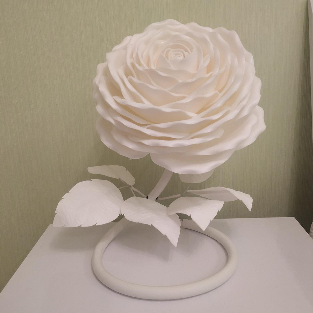 Світильник-нічник "Біла троянда" Дніпро - фото 1