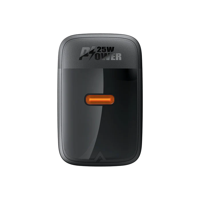 Мережевий зарядний пристрій ACEFAST A104 PD25W GaN single USB-C charger Black 6974316283355 Одеса - фото 5