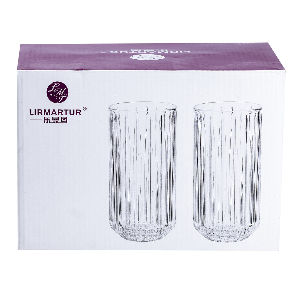 TS Kitchen Набір склянок 6 штук 450 мл скляні прозорий Киев - изображение 3