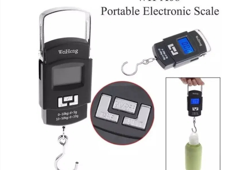 Електронні ваги Кантерні WH A08 MX-501/WH-A08 на батарейках до 50 кг для зважування Одеса - фото 7