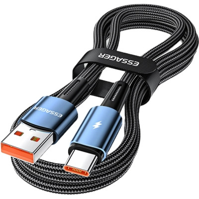 Дата кабель USB 2.0 AM to USB-C 1.0m 120W blue Essager (EXC120-CG03-P) Вінниця - фото 1