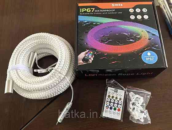 5v-RGB світлодіодна плетена стрічка (5м250LED) Київ