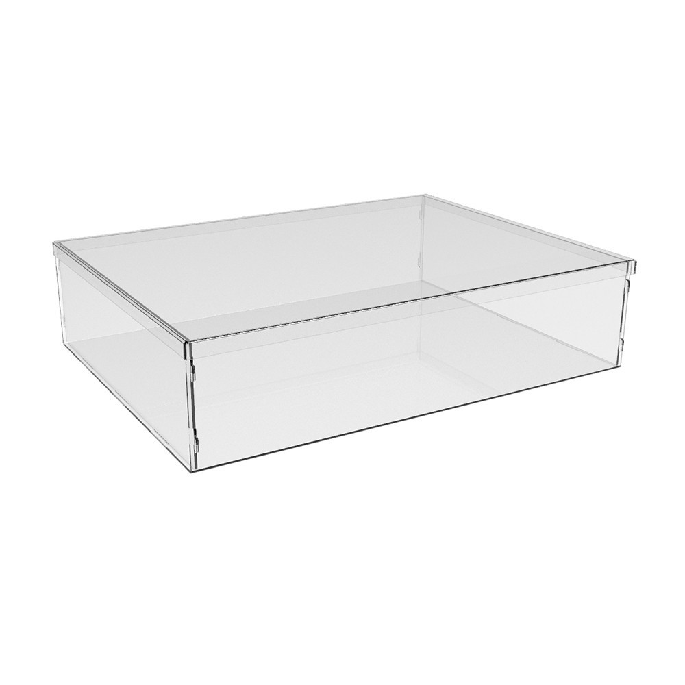 Коробка акрилова EKOSTAR 400х300х95 з кришкою Київ - фото 2