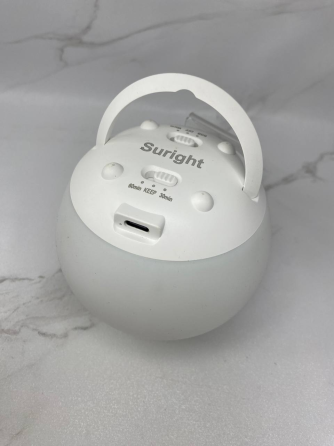 Б/У Детский LED ночник Suright, USB Type-C, аккумулятор 2600 мАч, сенсорное управление, 7 RGB цветов, тёплый свет, таймер Киев
