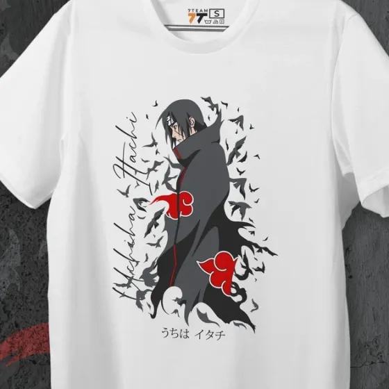 Футболка мужская с принтом Наруто Ітачі Учіха WE Размер 48 Anime0286 Днепр