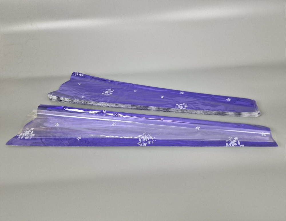 Конусне паковання під квіти h60/6низ/15верх метал синій (100 шт) візерунком002 (1) (100 шт.) Харків - фото 2