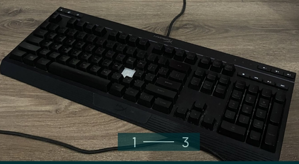 Ігрова Клавіатура: Hyper X Alloy Core USB RGB. Київ - фото 1