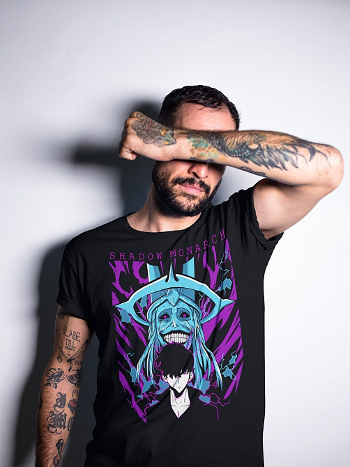 Футболка аниме Магическая битва оверсайз (S/M/L) Черний AnimeJ0436 Днепр - изображение 3