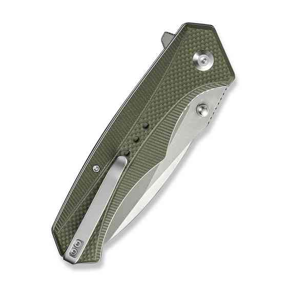 Нож складной туристический Civvi Photonix, (9.4 см) 14C28N / G10 темно-зеленый Киев