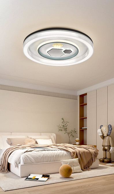 Світлодіодна пристельова люстра VALESO 2H-004, Білий+Чорний Коломия - фото 2