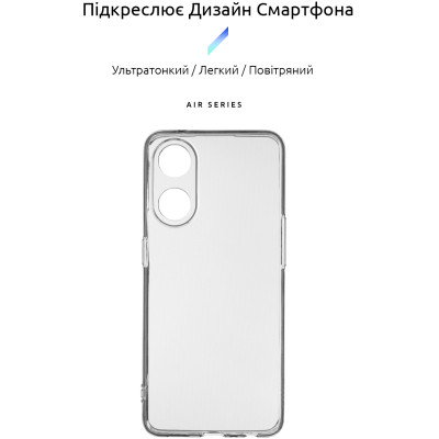 Чехол для мобильного телефона Armorstandart Air Series OPPO Reno8 T 4G Camera cover Transparent (ARM66475) Винница - изображение 2