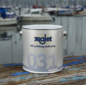 Антиобростайка краска Samurai Синяя 2.5Л Seajet 031 для лодок и катеров Киев - изображение 1