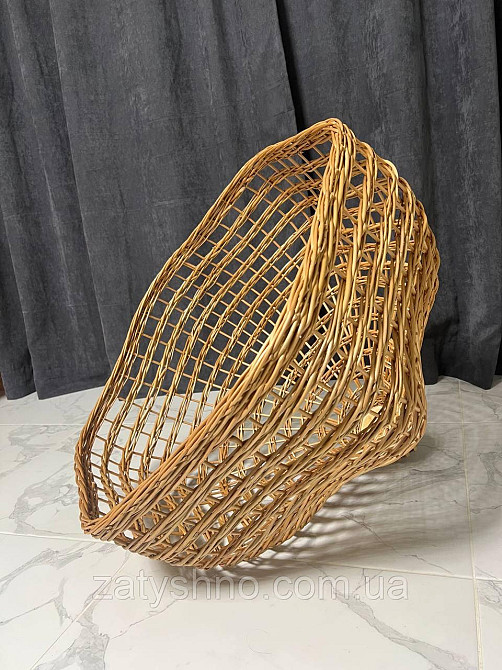 Лампа плетена плоска плітна Київ - фото 9