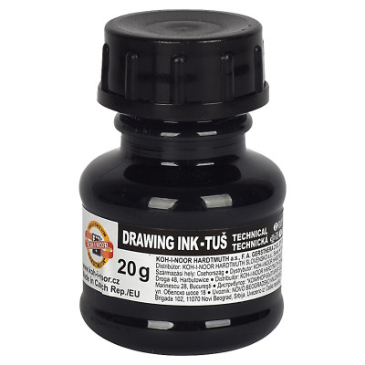 Туш для креслення Koh-i-Noor 20г чорна (141701) Вінниця - фото 1