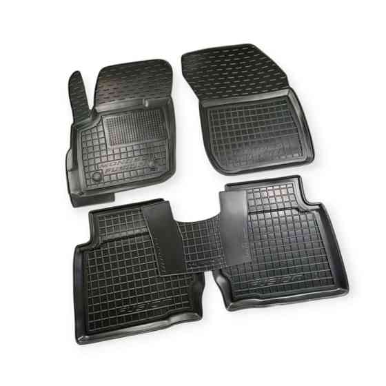 Килимки салону автомобіль Форд Fusion (2015-2017) USA борт 2,5 см, з перемичкою Мукачево