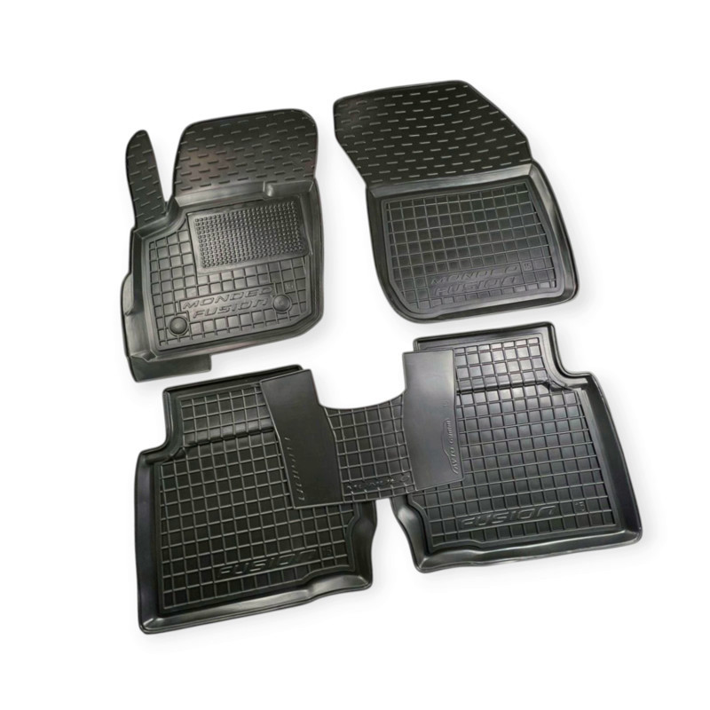 Килимки салону автомобіль Форд Fusion (2015-2017) USA борт 2,5 см, з перемичкою Мукачево - фото 1